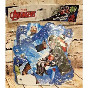 New Avengers Super Hero Happy Birthday Party Banner Decoration Decor Sign